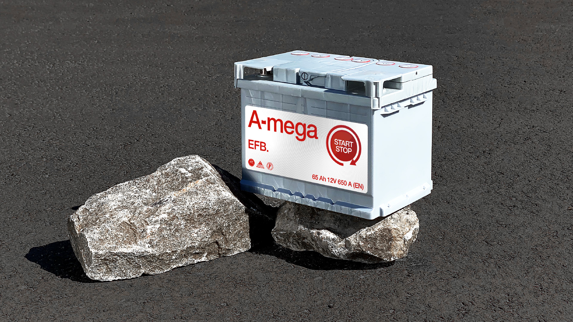 A-Mega Hardy design for a manufacturer of hardy car batteries
