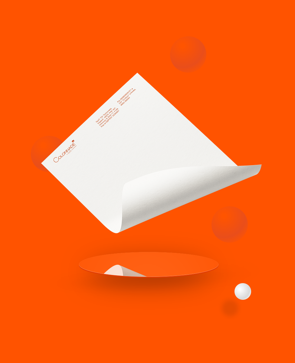 Colonnade Branding for a digital insurance company