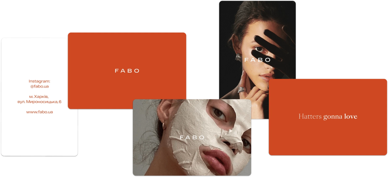 FABO. Re-branding of a premium cosmetics store