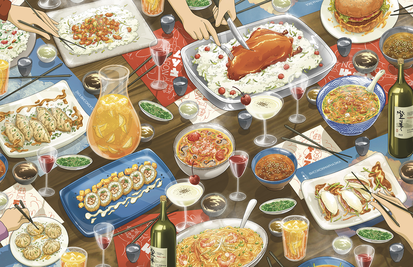 Fat Dragon Branding for an Asian restaurant in Lviv