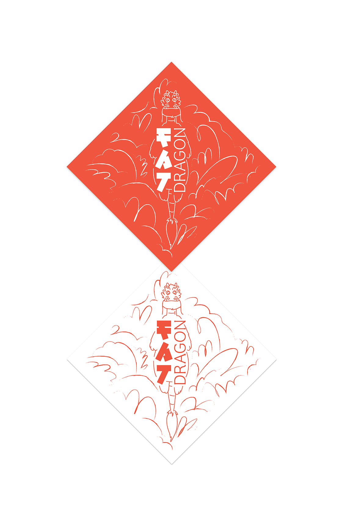 Fat Dragon Branding for an Asian restaurant in Lviv