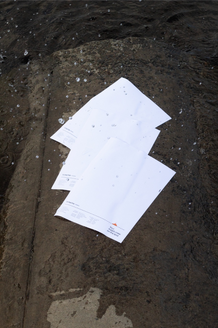 Hi Marine Company Optimistic branding for a friendly ship supply service