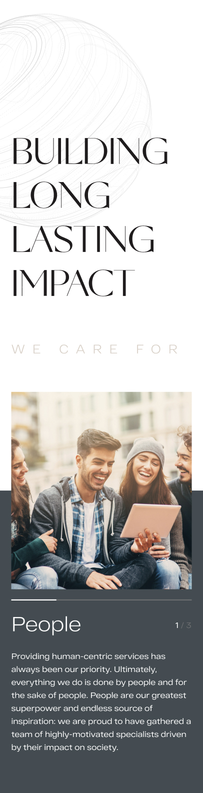 ND Group Sleek & Modern corporate website for Private Equity Investment Company