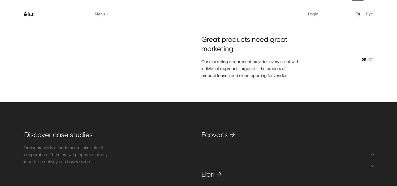 Smart Group A modern website for a B2B distributor of innovative equipment